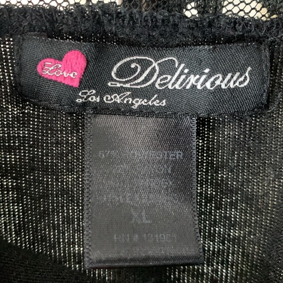 Women’s Delirious Love Los Angeles XL long sleeve black dress - Picture 2 of 7